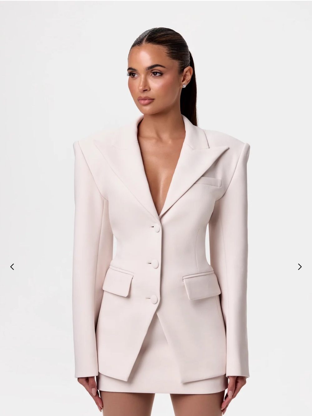 NAKED WARDROBE Sculpted Blazer